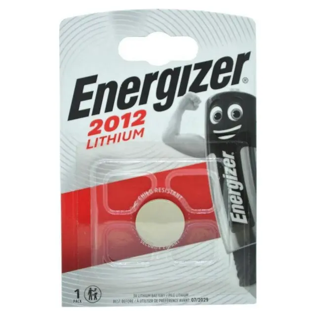 ENERGIZER Lithium CR2012 3V μπαταρία λιθίου ρολογιών 1τμχ