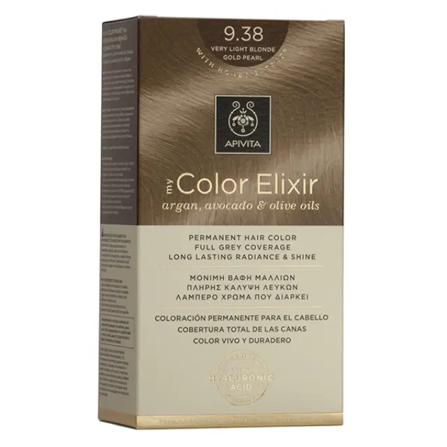 Apivita My Color Elixir 9.38 Ξανθό Πολύ Ανοιχτό Μελί Περλέ 125ml