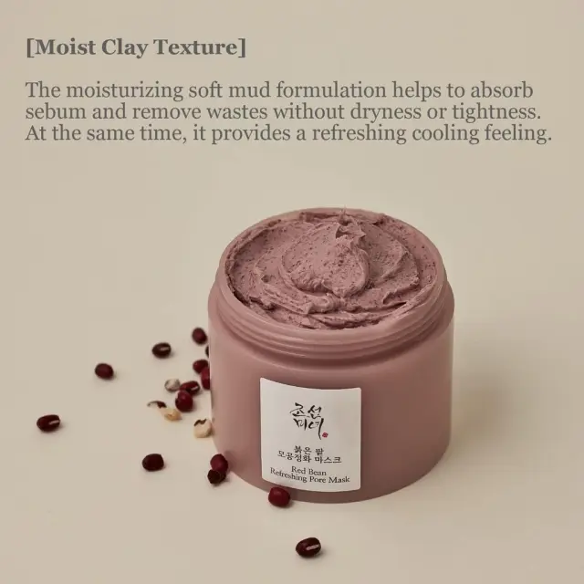 Beauty of Joseon Red Bean Refreshing Pore Mask 140ml – Μασκα Προσώπου Καθαρισμού + Αναζωογόνησης με Red Bean 3