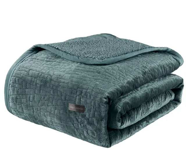 ΚΟΥΒΕΡΤΑ ΜΟΝΗ ΣΕΤ 2ΤΜΧ BOLZANO EMERALD 160X220 GUY LAROCHE 3