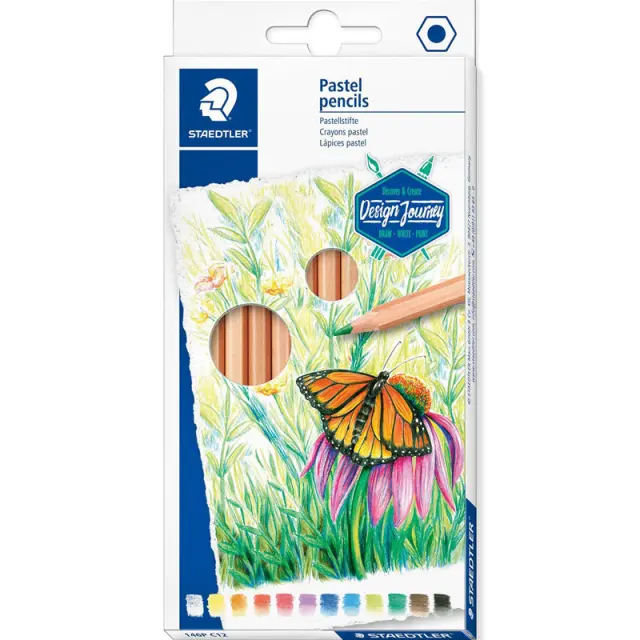 Σετ Μολύβια Παστέλ Staedtler Design Journey 12 Χρώματα