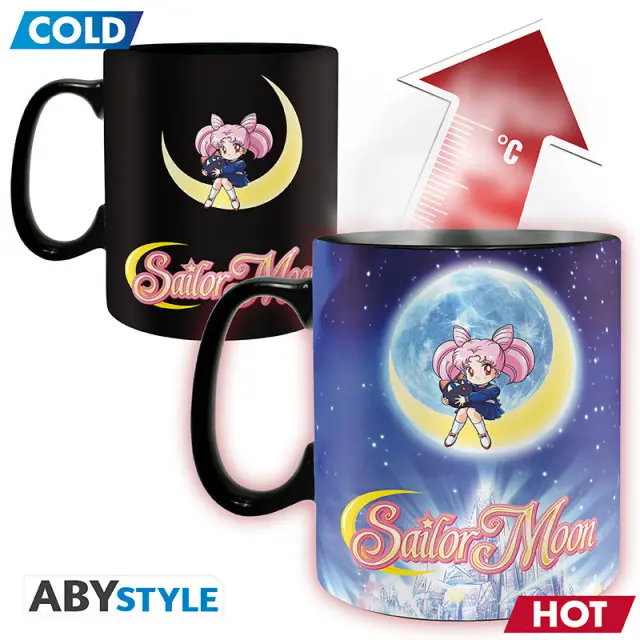 Κούπα κεραμική SAILOR MOON - Mug Heat Change- 460ml- Sailor + Chibi ABYMUGA629 2