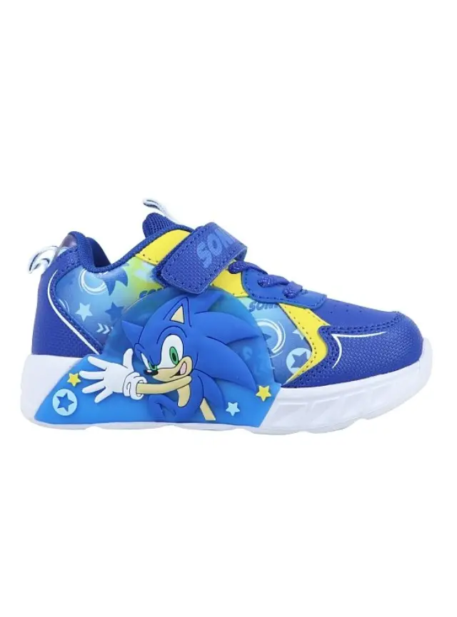 Disney Sonic the Hedgehog Sneakers With Hoop & Loop Closure & Lights Blue N9610127S-0010 - 29