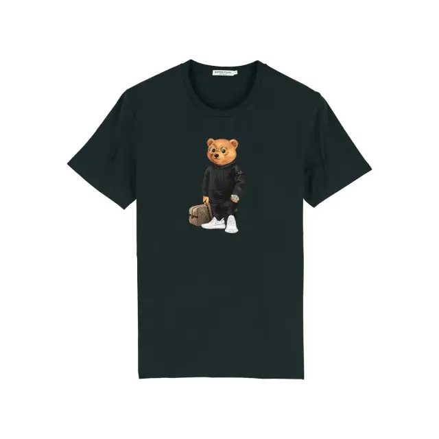 Baron Filou Ανδρικό Μπλουζάκι T-Shirt Organic Filou Lvii, Χρώμα Μαύρο - L