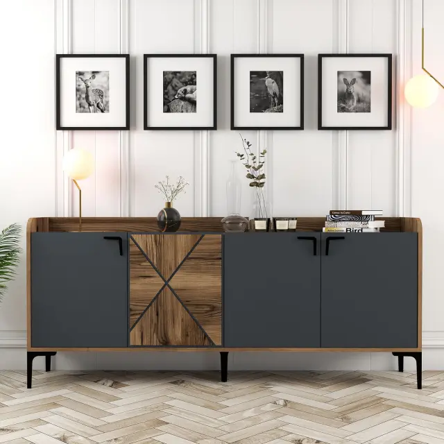 ΜΠΟΥΦΕΣ ΜΕΛΑΜΙΝΗΣ ΚΑΡΥΔΙ ΚΑΙ ΑΝΘΡΑΚΙ 180x35x78Yεκ. FB99433.01 3
