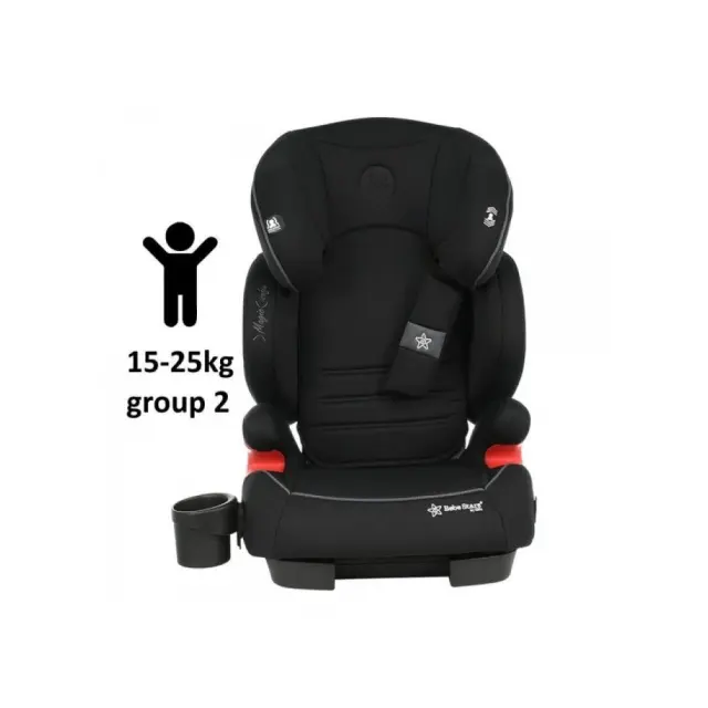 Bebe Stars Κάθισμα Αυτοκινήτου Magic Isofix Grey Black 15-36kg (942-186) Μαύρο 3
