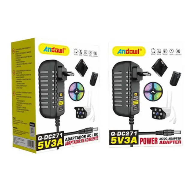 Andowl Q-DC271 Universal Τροφοδοτικό 5V 3A 15W 2