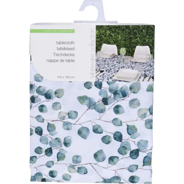 Τραπεζομάντηλο Με Σχέδιο Φύλλα 100% Polyester 130x180cm