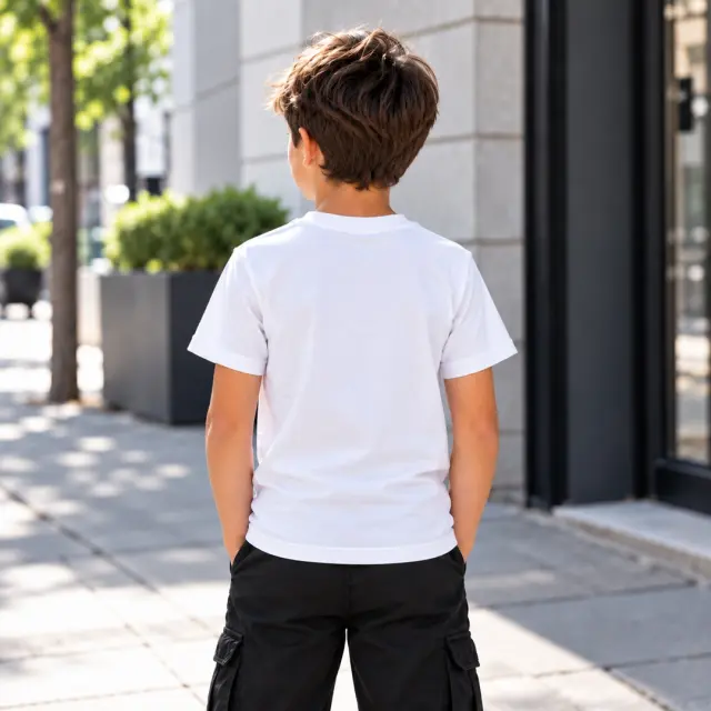 Παιδικό T-shirt Noshame® Λευκό - 162619J - 10Y 2