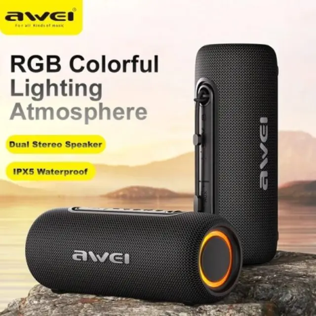Awei KA8 Ηχείο Bluetooth 14W με Διάρκεια Μπαταρίας έως 6 ώρες Μαύρο 3