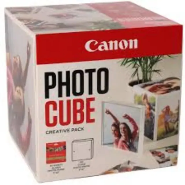 CANON Paper PP-201 5X5 PHOTO CUBE CP WH/PK (2311B075) (CAN-PP-201PCUBWHPK)