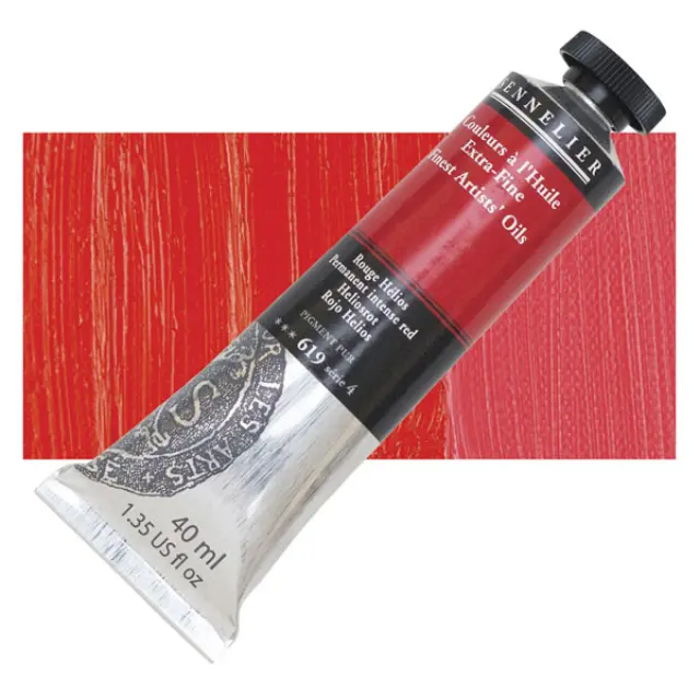 Sennelier Λάδι Finest Artists Oil 619 Permanent Intense Red - 40ml