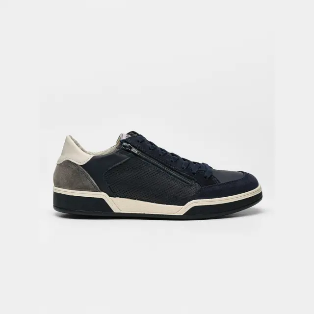 Imac Sneakers Ανδρικό δέρμα/δέρμα Nubuck Μπλέ IMA/752320 BLUE