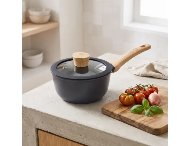 Κατσαρολάκι Natural MasterChef με αντικολλητική επίστρωση και διάμετρο 18cmVRD159102078
