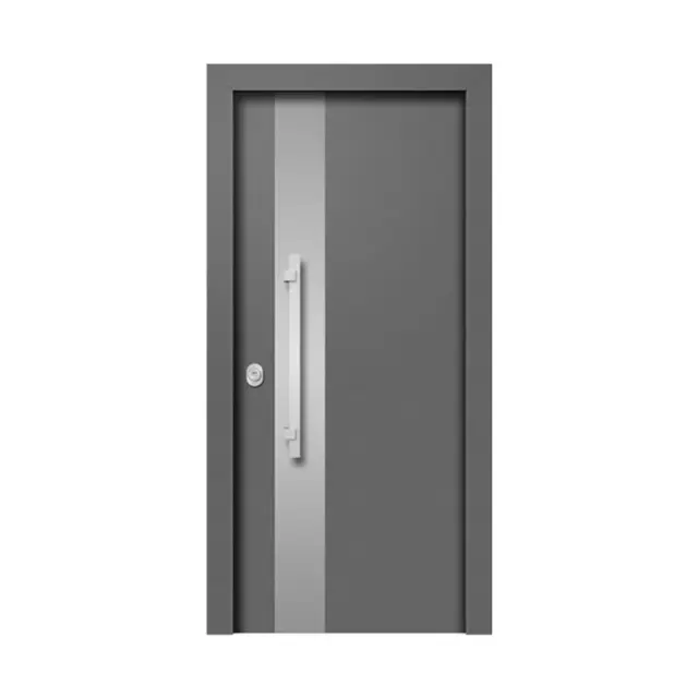 Θωρακισμένη πόρτα με επένδυση Laminate L 806 Κατασκευαστική