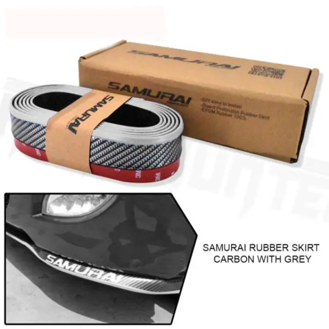 Αυτοκόλλητη ταινία bumper Samurai 2,5m/5cm Original Carbon- Προστατευτικό χείλος προφυλακτήρων