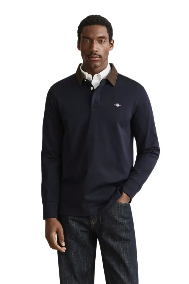 Gant ανδρική μακρυμάνικη μπλούζα polo 3G2065120-2
