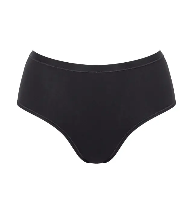 Sloggi Σλιπ Midi Go Daily Cotton 3-Pack Μαύρο 3