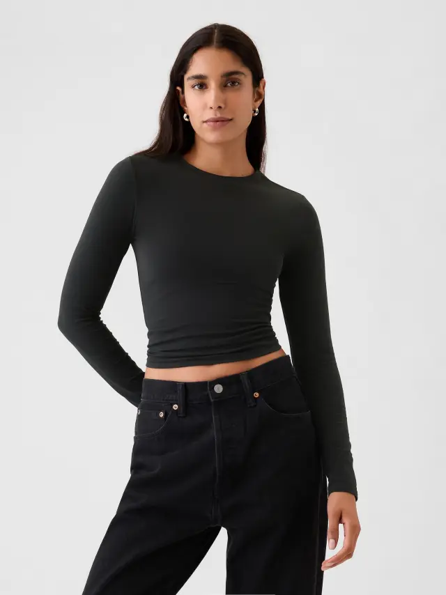 CloseKnit Jersey Μπλούζα Black