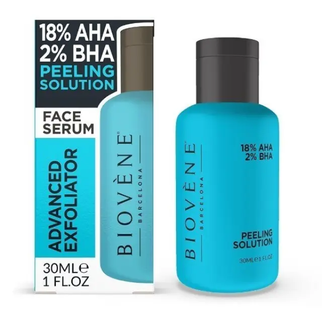 BIOVENE Peeling Solution 18% AHA + 2% BHA Facial Serum, 30ml