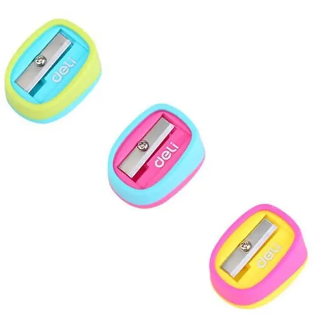 Deli Ξύστρα Μονή Πλαστική Λαβή Grip 8mm U-Touch (Διάφορα Χρώματα)/ 231.396136 (Deli)