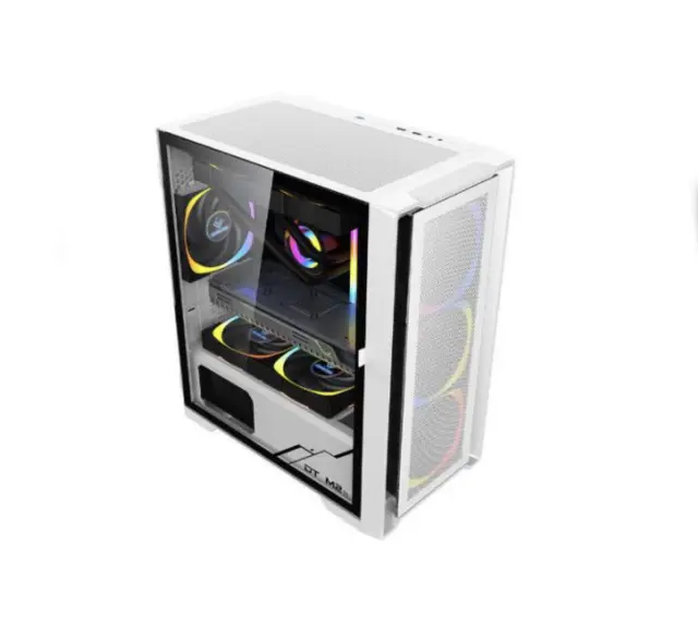 OEM PC CASE MICRO-ATX DTM2 WHITE Κουτί Υπολογιστή Λευκό Χρώμα