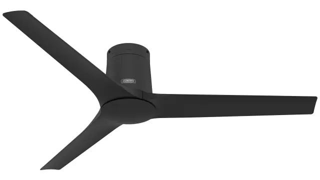 Hunter Athens 132 Low Profile - Matte Black - Ανεμιστήρας Οροφής 2