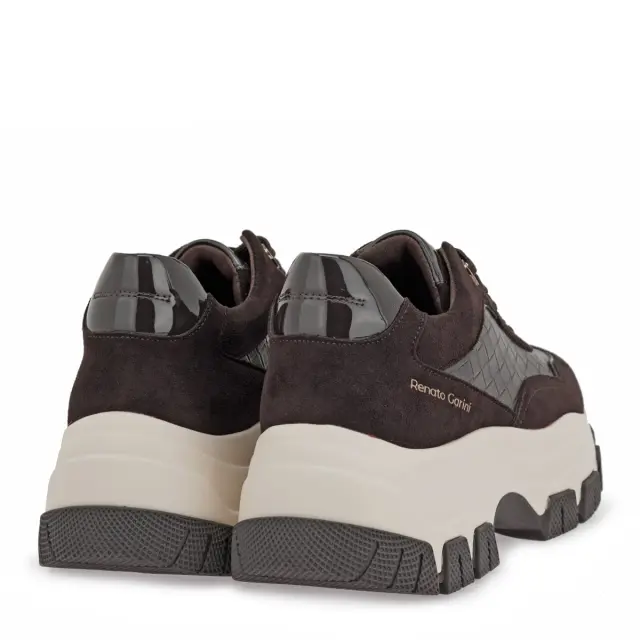 Γυναικεία Sneakers Renato Garini 2147-52RG02 Καφέ Καστόρι Καφέ Πλεκτό X119R5023AK3 Καφέ - 37 3