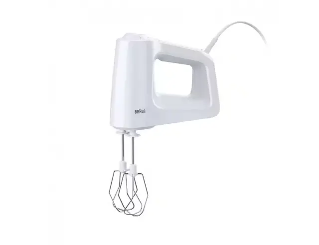 Μίξερ Χειρός Braun MultiMix 3 HM3000WH με ισχύ 450W, 5 ταχύτητες και Turbo - White - 5 τεμάχιαHM3000WH