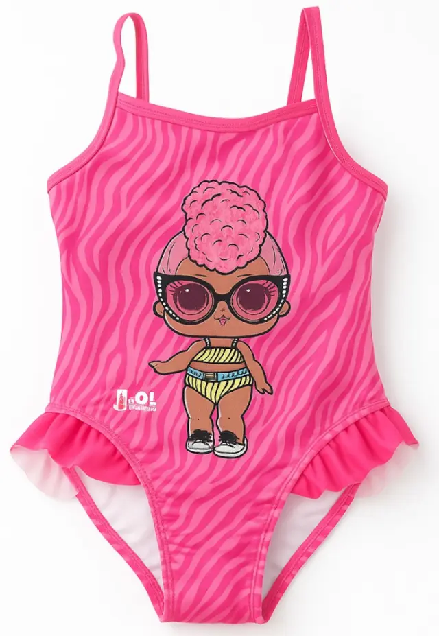 Ολόσωμο Μαγιό για Κορίτσι LoL Pink 8080158 - 5-6 Y (110-116cm)