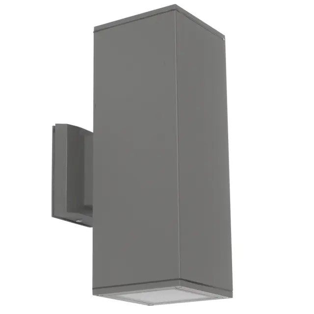 Let 01065/AN Φωτιστικό τοίχου Up/down ορθογώνιο 2xE27/Par30 IP54 30cm ανθρακί