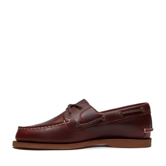 Γυναικεία Δερμάτινα Μοκασίνια Timberland Classic Boat TB0A2Q9XEIW Burgundy Gull Grain Καφέ - 37 3