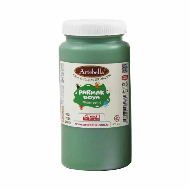 Artebella Δακτυλομπογιά - 8203 Green - 500ml