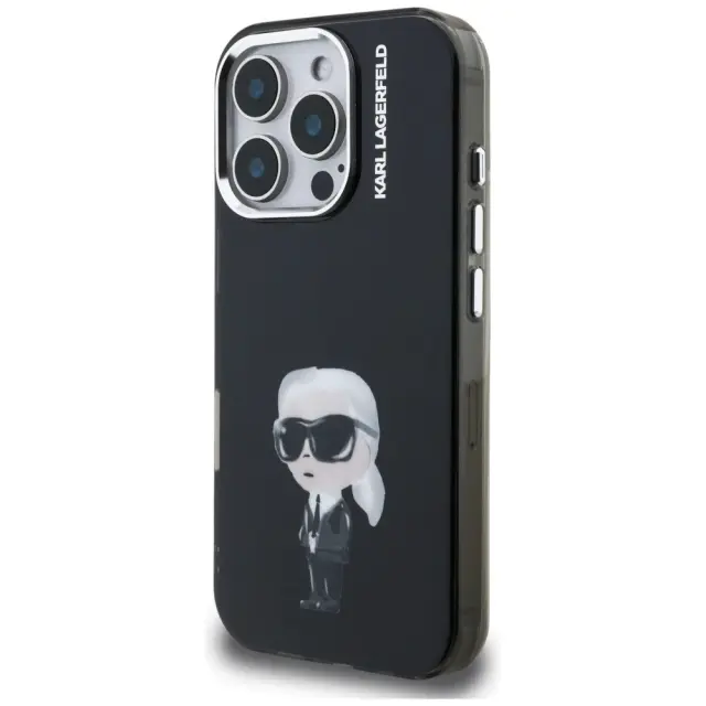 Karl Lagerfeld® Aquarelle Karl Θήκη Magsafe για iPhone 16 Pro Max-Black 2