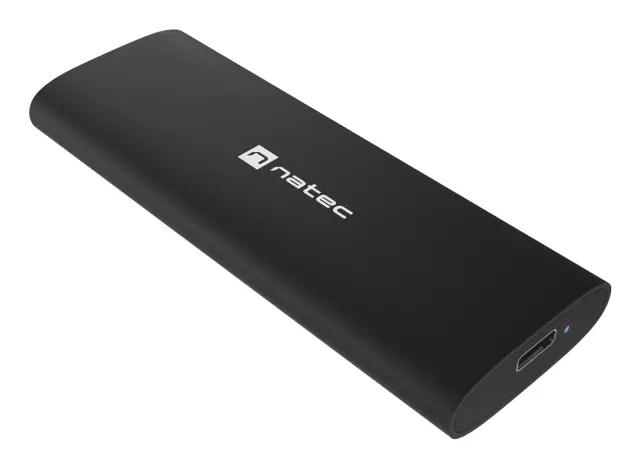 NATEC NKZ-2286 storage drive enclosure SSD enclosure Black M.2