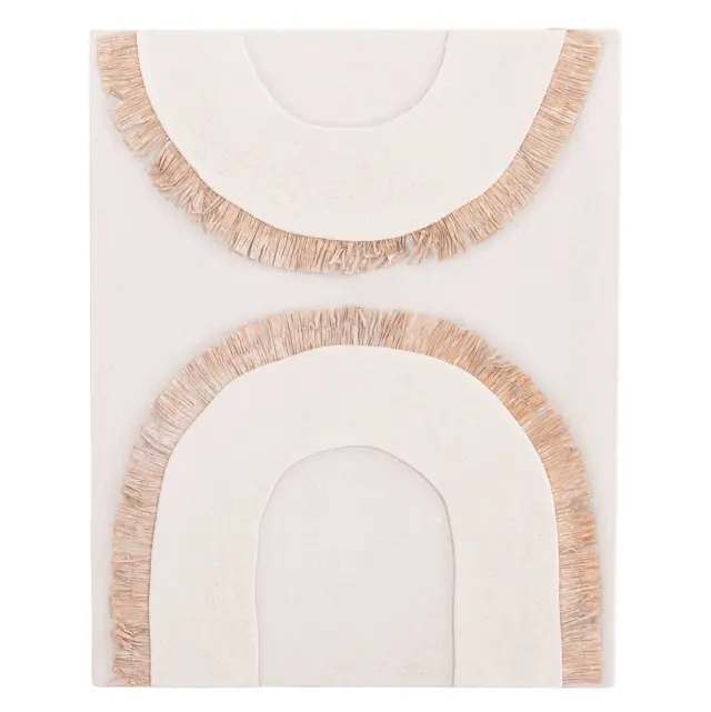 ΠΙΝΑΚΑΣ ΟΡΘΟΓΩΝΙΟΣ ΣΕΙΡΑ SANTORINI HM4535 MDF ΥΠΟΛΕΥΚΟ ΧΡΩΜΑ-ΔΙΑΚΟΣΜΗΣΗ ΜΠΕΖ 48x4,5(πάχος)x60Υεκ. - Single Size