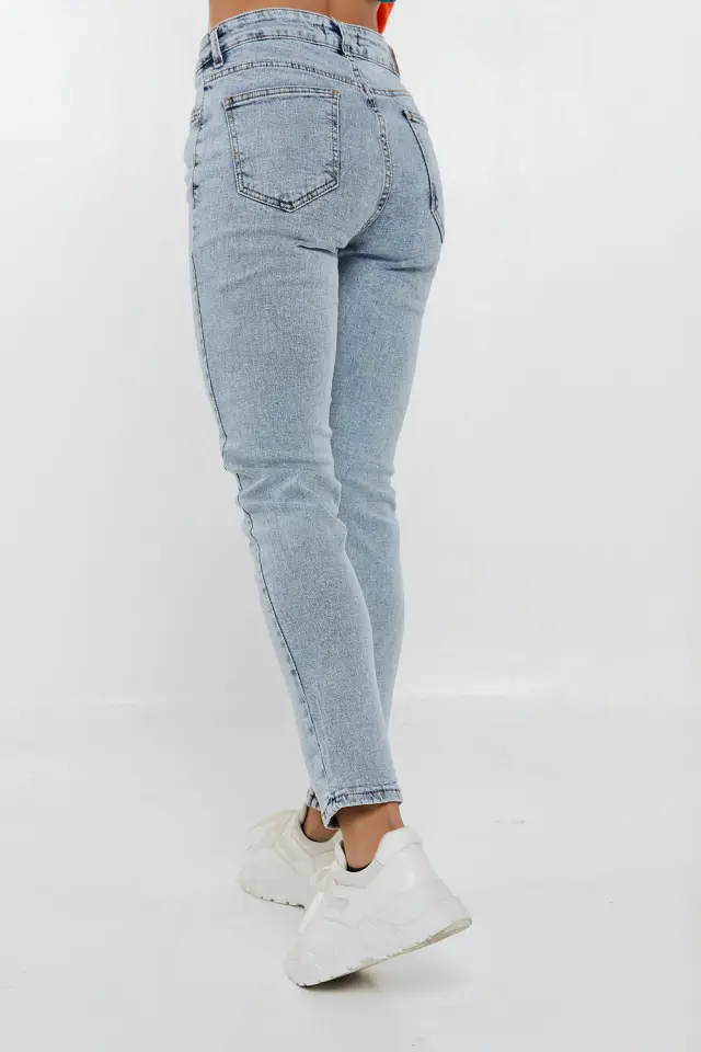 Παντελόνι Jean Straight Μπλέ 3