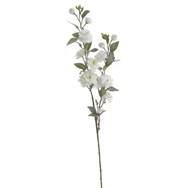 Λουλούδι τεχνητό, λευκό, 90cm