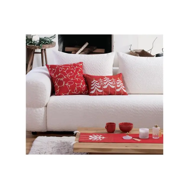 ΧΡΙΣΤΟΥΓΕΝΝΙΑΤΙΚΟ ΔΙΑΚΟΣΜΗΤΙΚΟ ΜΑΞΙΛΑΡΙ ELEGANT CHRISTMAS 45X45 NEF-NEF HOMEWARE 3