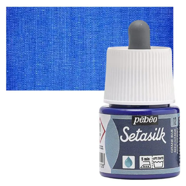 Pebeo Χρώμα Μεταξιού Setasilk - 12 Gitane Blue - 45ml