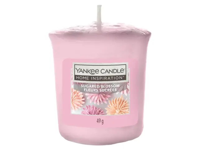 Αρωματικό Κερί Yankee Candle με διάρκεια καύσης έως 15 ώρες και άρωμα Sugared Blossom 1605536E 2
