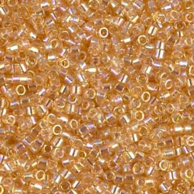 Χάντρα Miyuki Delica 11/0 - DB100 - Transparent Light Topaz AB ~7gr
