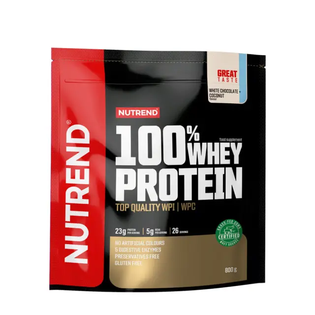 Nutrend 100% Whey Protein white-chocolate-coconut, 800-g