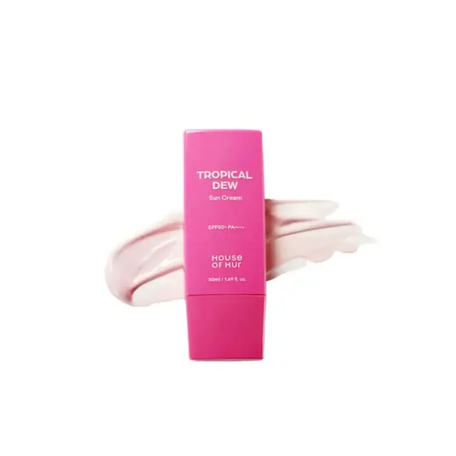 House Of Hur Tropical Dew Sun Cream Spf 50+ Pa++++ - Λεπτόρρευστη αντηλιακή για αφυδατωμένο δέρμα με φυσικό εφέ Tone Up 50ml