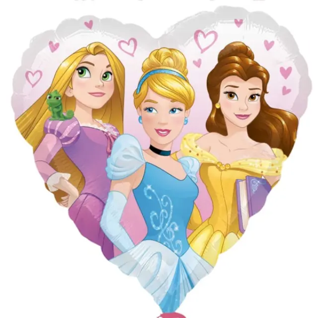 Μπαλόνι Φοιλ 17 Disney Princess Καρδιά / 43 εκ