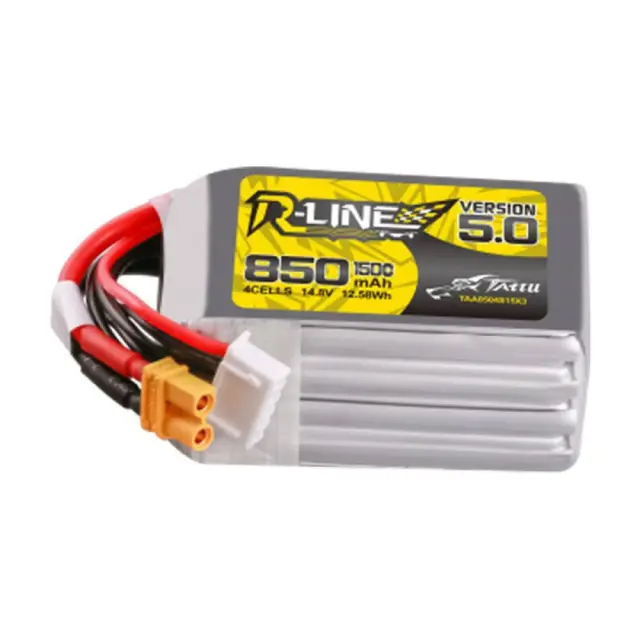 Tattu R-Line V5 Μπαταρία Li-Po 14.8V 850mAh 150C 4S XT30 για Drone