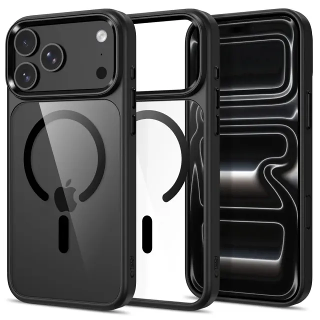 Tech-Protect® Magmat MagSafe CC Θήκη για iPhone 17 Pro Max/18 Pro Max- Black/Clear