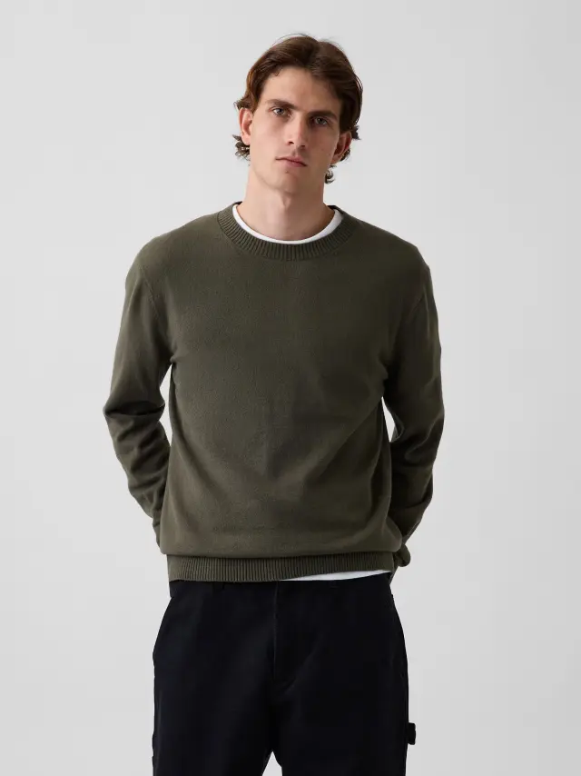 Ανδρικό Πουλόβερ CashSoft Bamboo green