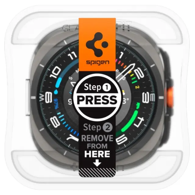 Spigen GLAS.tR ez Fit Galaxy Watch Ultra 47mm Clear [2 PACK] 2