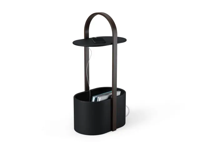 Βοηθητικό Τραπεζάκι Bellwood Umbra με διαστάσεις 35x24x69cm - Black1013760-048 2